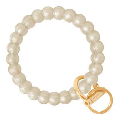 Bubble Bangle Bracelet Key Ring Bubble - Pearl Gold
