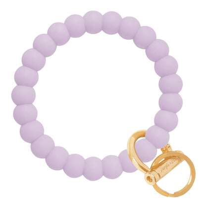Bubble Bangle Bracelet Key Ring Bubble - Pastel Lilac Gold