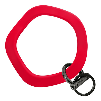 Wavy Bracelet Key Ring Wavy - Red Black