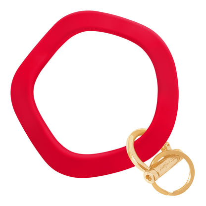 Wavy Bracelet Key Ring Wavy - Red Gold