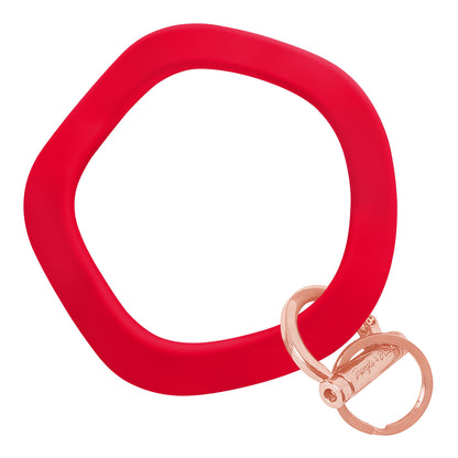 Wavy Bracelet Key Ring Wavy - Red Rose Gold