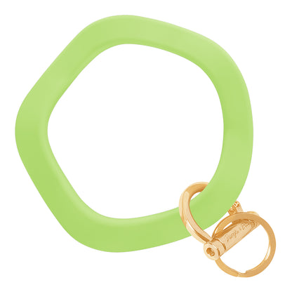 Wavy Bracelet Key Ring Wavy - Green Tea Gold